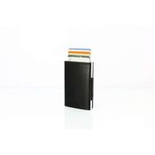 Black Leather Cascade Wallet
