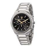 Maserati Stainless Steel Chrome Watch