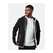 Gym &amp;amp; Coffee CHILL ZIP HOODIE IN BLACK