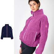 INDUSTRY FLEECE HIGH COLLAR JACKET
