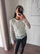 CROCHET DETAIL TOP WHITE image