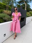 CARRIE DRESS LIGHT PINK JACQUARD image