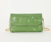 GREEN DIAMONTE CLUTCH BAG image