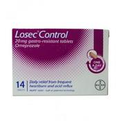 Losec Control Omeprazole 20 mg Tablets image