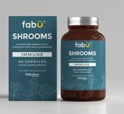FabU Shrooms Immune 60 Capsules image