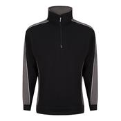 ORN Workwear - Avocet Two Tone 1/4 Zip Sweatshirt - 1288 - Stealth Mode | Suppliers of top quality workwear image