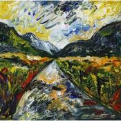 Road through the Bluestacks