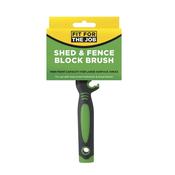 shed and fence block brush