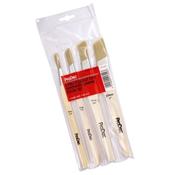 prodec 4 piece slant cut synthetic lining fitch set