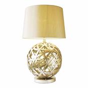 luxurious globe antique gold table lamp - Stillorgan Decor image
