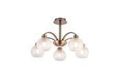 modern single twist multi function pendant antique brass - Stillorgan Decor image