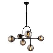 Modern 6 Light Globe Smoked Black ceiling - Stillorgan Decor image