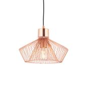 modern industrial cage pendant copper - Stillorgan Decor image