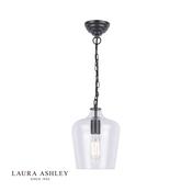 laura ashley ockley bottle ceiling pendant black - Stillorgan Decor image