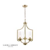 laura ashley joseph 3lt chandelier antique brass - Stillorgan Decor image