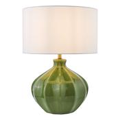 versatile green ceramic table lamp - Stillorgan Decor image