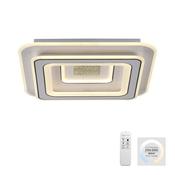 modern led ceiling light white remote control dimmable living room lighting - Stillorgan Decor