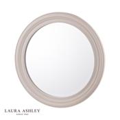 laura ashley tate mirror off white distressed wood 60 X 60cm - Stillorgan Decor