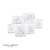 laura ashley alisa photo frame polished silver (set of 6) - Stillorgan Decor