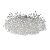 luxury 13 light crystal strand ceiling light - Stillorgan Decor