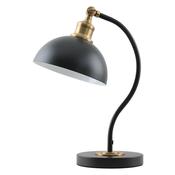 elegant swan neck table task lamp in matt black - Stillorgan Decor