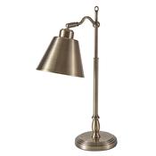 modern vintage desk table lamp in antique brass - Stillorgan Decor