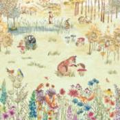 potter's woodland mural wallpaper by little greene