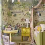 potter's woodland mural wallpaper by little greene