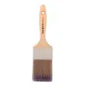 paint warrior paint brushes semi oval straight cut beaver tail paint brush - 2.5"