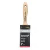 arroworthy classic paint brushes flat oval beavertail paint brush - 2" image
