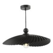 modern bouvier easyfit pendant matt black - with suspension