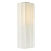 minimalist neutral 1 light wall light in ivory and antique bronze - Stillorgan Decor