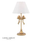 laura ashley larkfield table lamp antique gold with shade - Stillorgan Decor