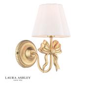 laura ashley larkfield wall light antique gold with shade - Stillorgan Decor