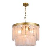 stylish elysian glow gold finish ceiling pendant light - Stillorgan Decor image