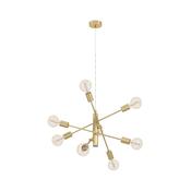 brushed brass adjustable starburst pendant light - Stillorgan Decor image