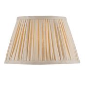 taupe pleated cotton empire lampshade 28cm - Stillorgan Decor image