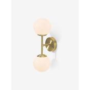 made.com globe opal glass two light wall light - Stillorgan Decor image