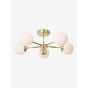 made.com globe opal glass five light semi flush ceiling light - Stillorgan Decor image