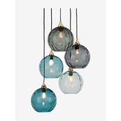 made.com ilaria blue five light cluster pendant ceiling light - Stillorgan Decor image