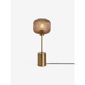 made.com briz amber brown large table lamp - Stillorgan Decor image