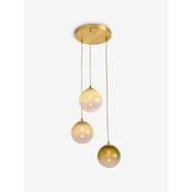 made.com globe green ombre three light pendant ceiling light - Stillorgan Decor image