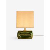 made.com green/ecru nell ceramic table lamp - Stillorgan Decor image