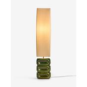made.com green/ecru nell ceramic floor light - Stillorgan Decor image