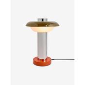 made.com eero chrome two light table lamp with opal glass - Stillorgan Decor image