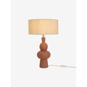 made.com freyja brown ceramic table lamp - Stillorgan Decor image