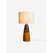 made.com vince brown glaze ceramic table lamp - Stillorgan Decor image