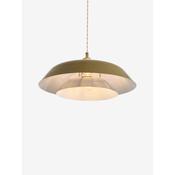 made.com eero green and chrome easyfit pendant shade - Stillorgan Decor image