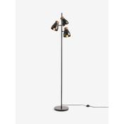 made.com albert matt black three light floor lamp with adjustable heads - Stillorgan Decor image