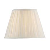 elegant ivory cotton pleated empire lampshade 25cm - Stillorgan Decor image